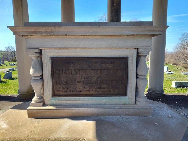 Charlotte Ferrell Vail Marker. Click for full size. Charlotte Ferrell Vail Marker image. Click for full size.
