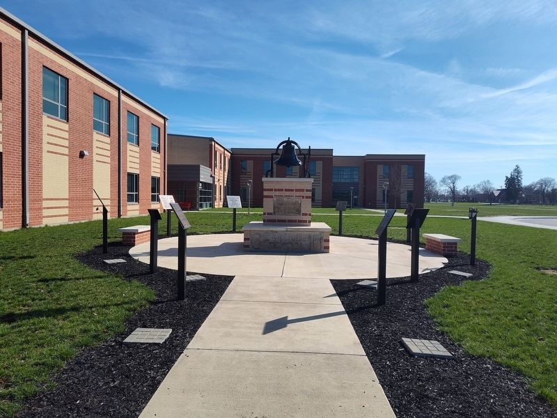 Carlisle School Buildings Memorial. Click for full size. Carlisle School Buildings Memorial image. Click for full size.