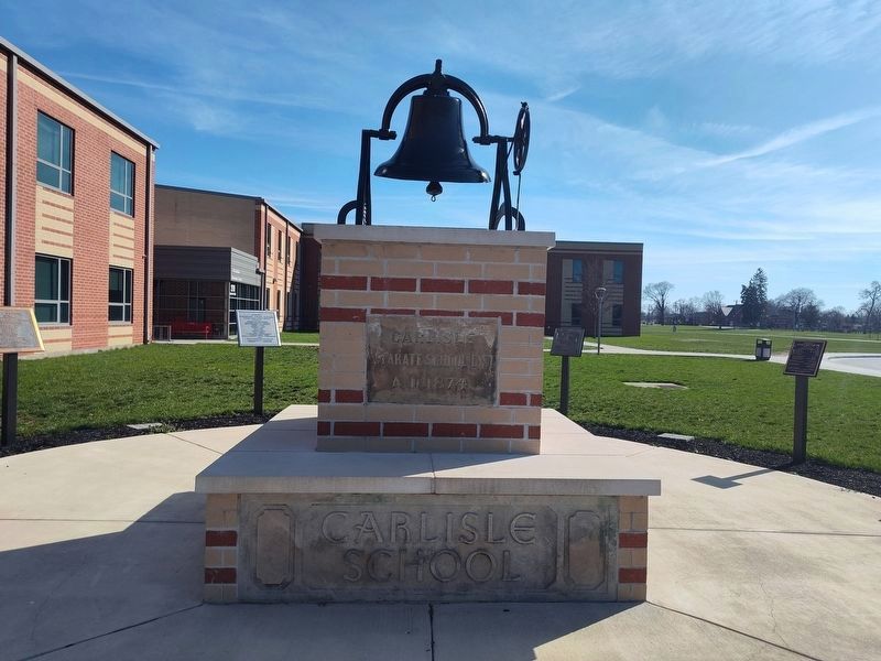 Carlisle School Bell. Click for full size. Carlisle School Bell image. Click for full size.