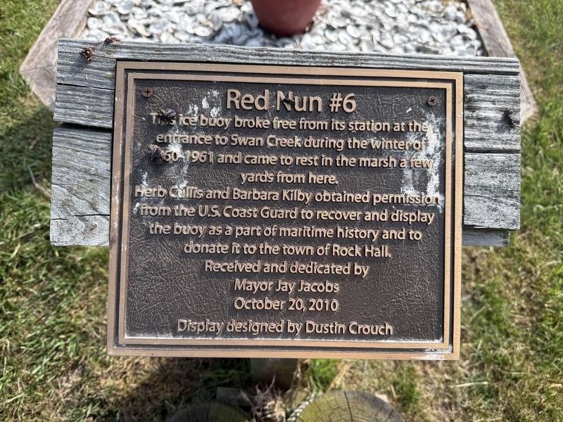 Red Nun #6 Marker. Click for full size. Red Nun #6 Marker image. Click for full size.