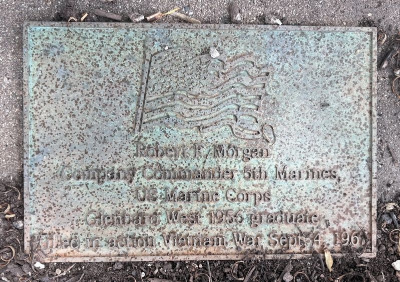 Robert F. Morgan Marker. Click for full size. Robert F. Morgan Marker image. Click for full size.