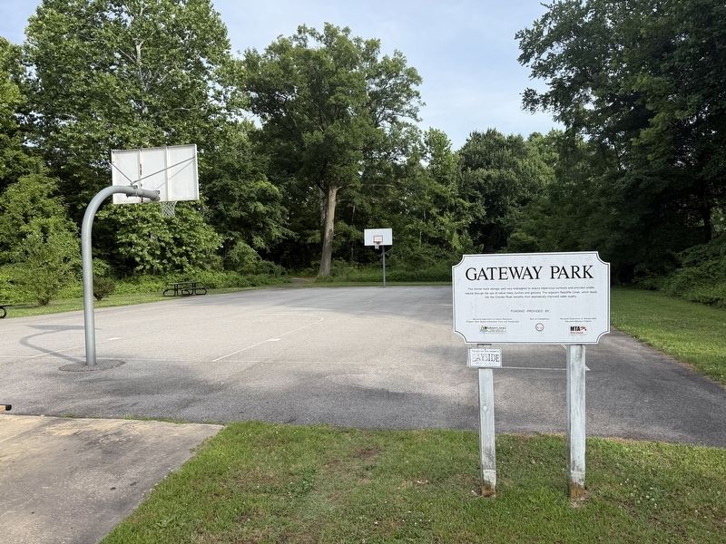 Gateway Park Marker. Click for full size. Gateway Park Marker image. Click for full size.
