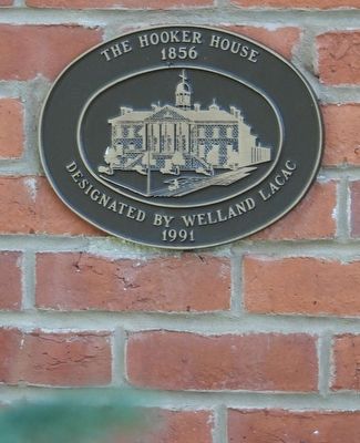 The Hooker House 1856 - Marker. Click for full size. The Hooker House 1856 - Marker image. Click for full size.