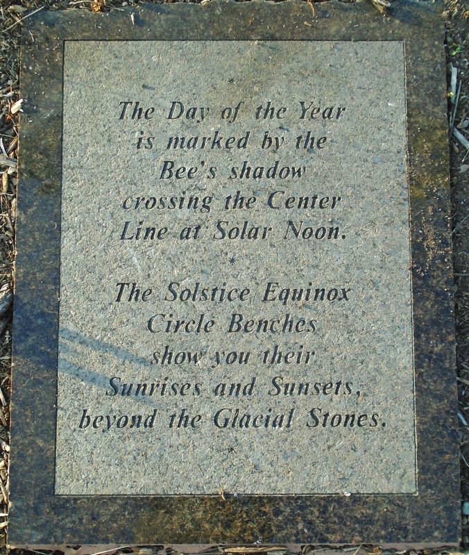 Rotary Centennial Sundial Garden Marker. Click for full size. Rotary Centennial Sundial Garden Marker image. Click for full size.