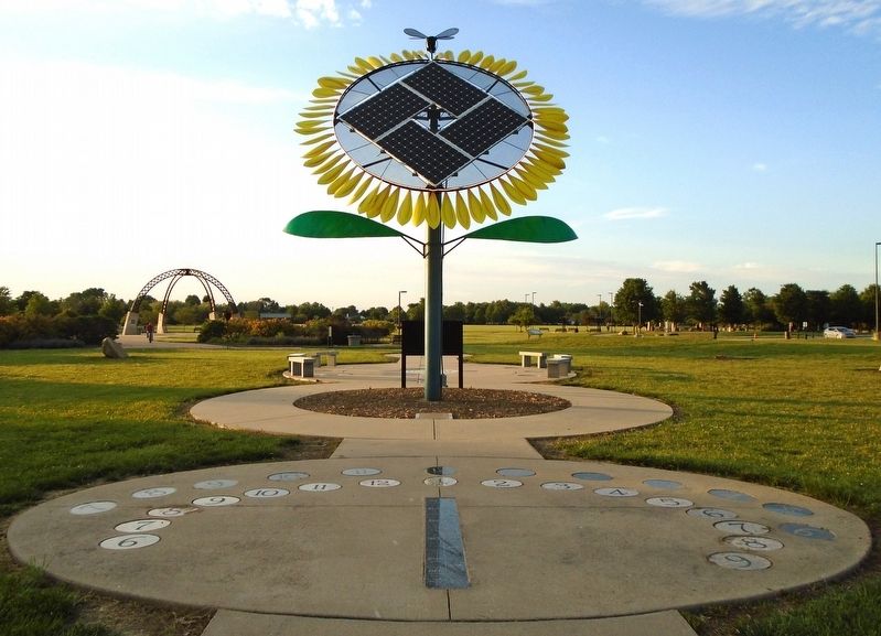 Rotary Centennial Sundial Garden. Click for full size. Rotary Centennial Sundial Garden image. Click for full size.