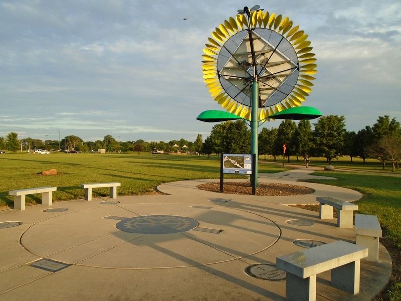 Rotary Centennial Sundial Garden. Click for full size. Rotary Centennial Sundial Garden image. Click for full size.