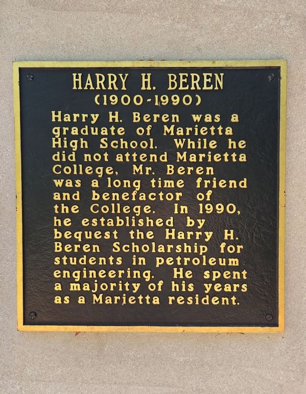 Beren Memorial Plaza Marker. Click for full size. Beren Memorial Plaza Marker image. Click for full size.