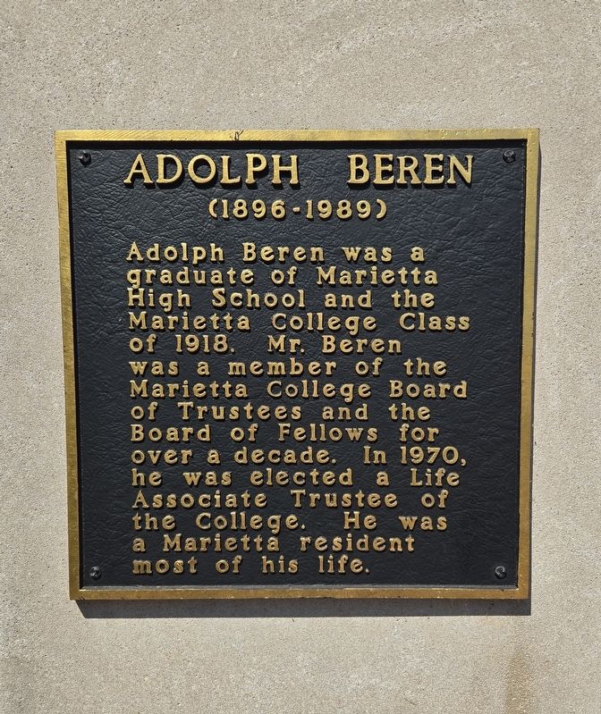 Beren Memorial Plaza Marker. Click for full size. Beren Memorial Plaza Marker image. Click for full size.