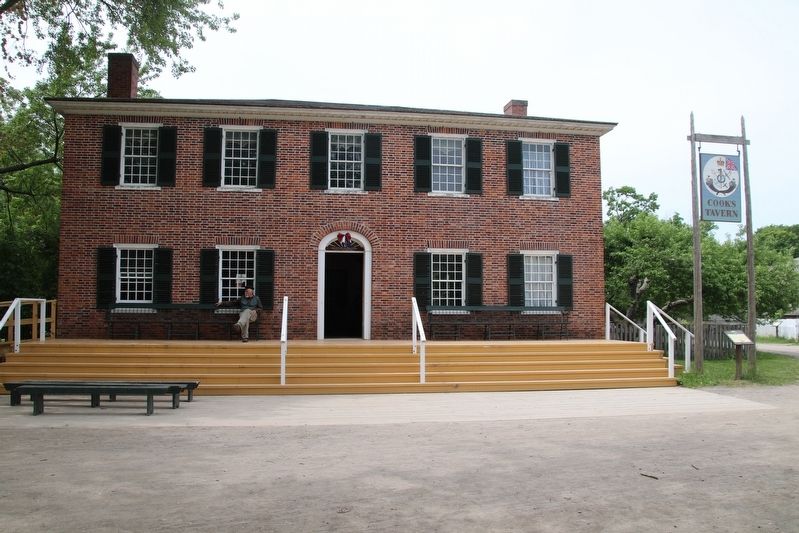 Cook's Tavern Marker. Click for full size. Cook's Tavern Marker image. Click for full size.