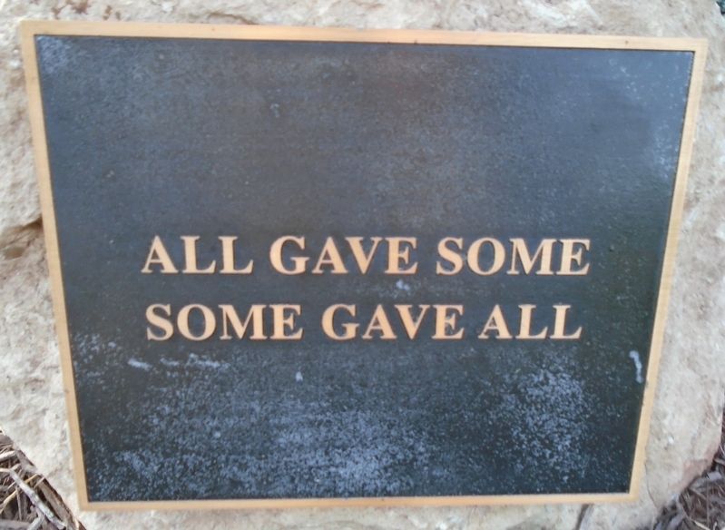 Veterans Memorial Marker. Click for full size. Veterans Memorial Marker image. Click for full size.