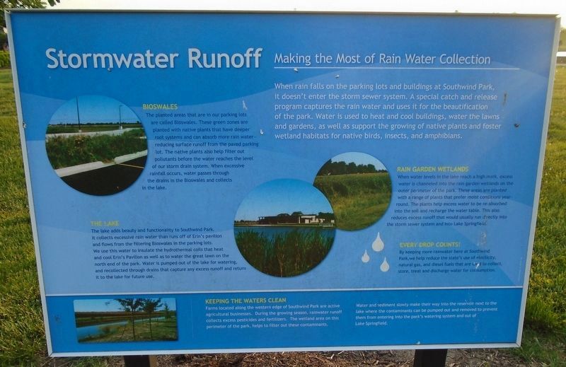 Edwin Watts Southwind Park Stormwater Runoff Marker. Click for full size. Edwin Watts Southwind Park Stormwater Runoff Marker image. Click for full size.
