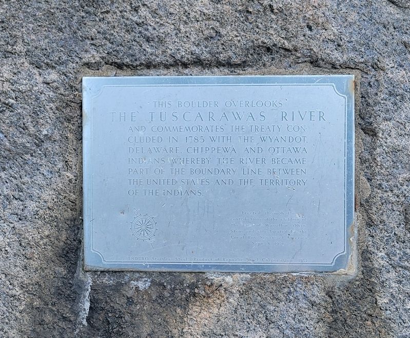 The Tuscarawas River Marker. Click for full size. The Tuscarawas River Marker image. Click for full size.