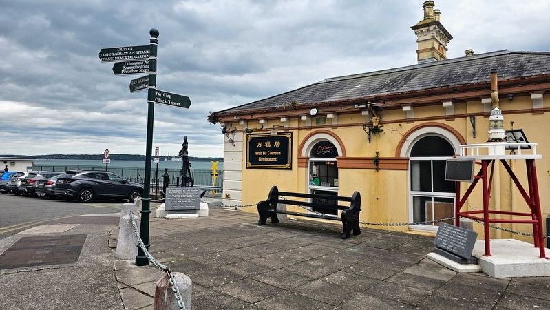 Cork Harbour Tragedy Marker. Click for full size. Cork Harbour Tragedy Marker image. Click for full size.
