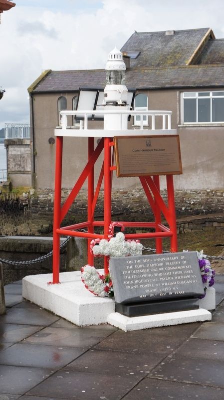 Cobh: Memorial - "Cork Harbour Tragedy 1942". Click for full size. Cobh: Memorial - "Cork Harbour Tragedy 1942" image. Click for full size.