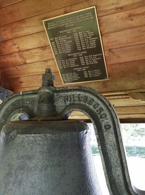 Bell from Emmanuel United Church at Wellandport - Marker. Click for full size. Bell from Emmanuel United Church at Wellandport - Marker image. Click for full size.