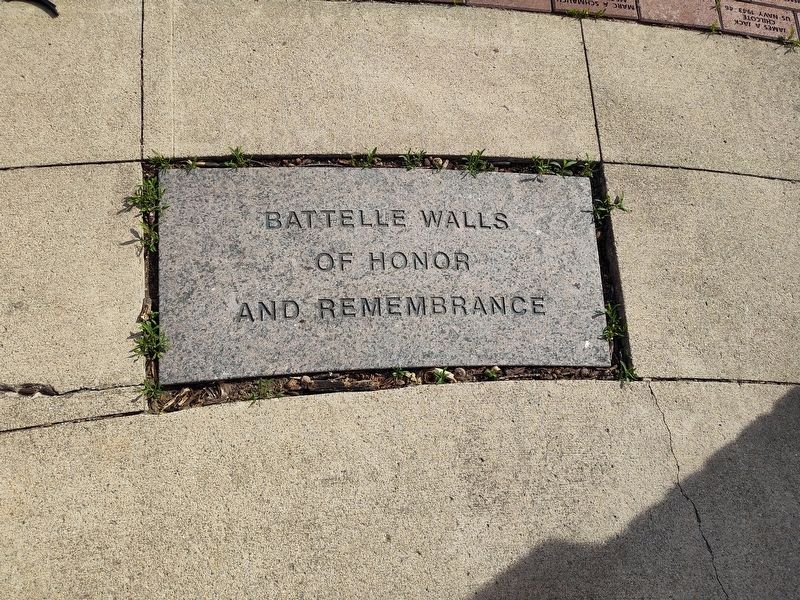Battelle Walls of Honor and Remembrance Marker image. Click for full size.