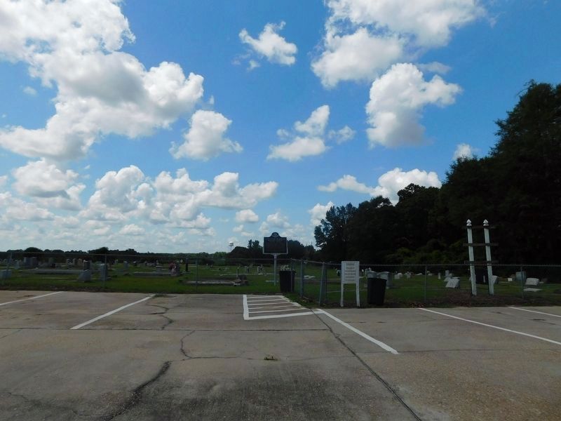 Countyline Missionary Baptist Church Marker in the cemetery. Click for full size. Countyline Missionary Baptist Church Marker in the cemetery image. Click for full size.