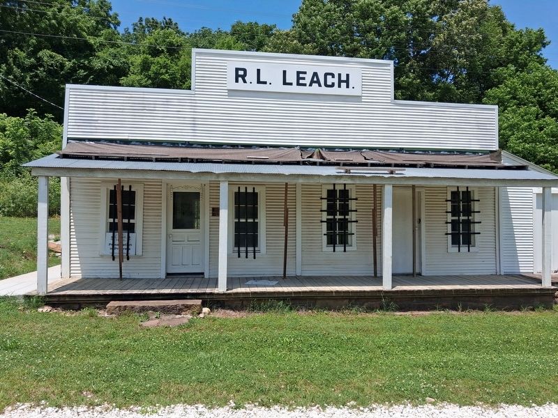 R. L. Leach Grocery Store Marker. Click for full size. R. L. Leach Grocery Store Marker image. Click for full size.