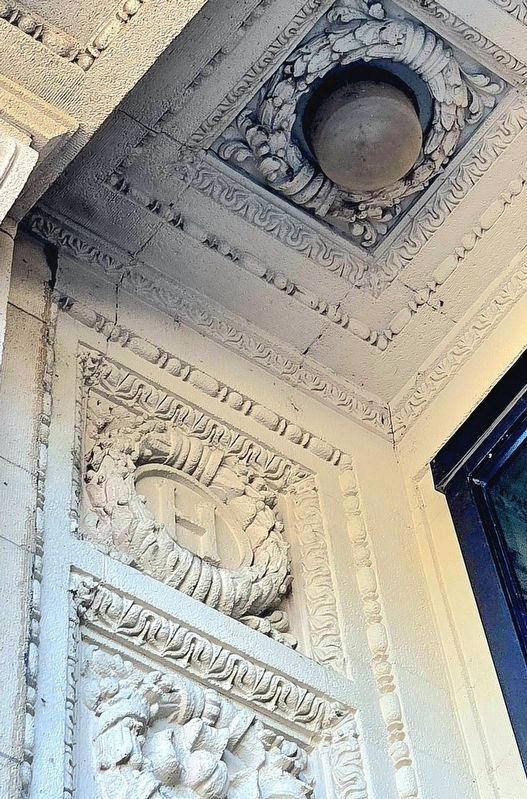 Ornate entry trim. Click for full size. Ornate entry trim image. Click for full size.