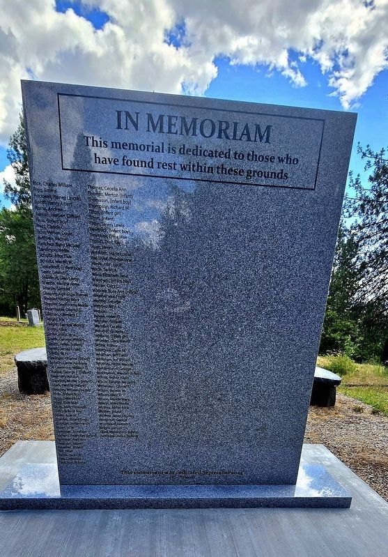 In Memoriam - reverse side. Click for full size. In Memoriam - reverse side image. Click for full size.