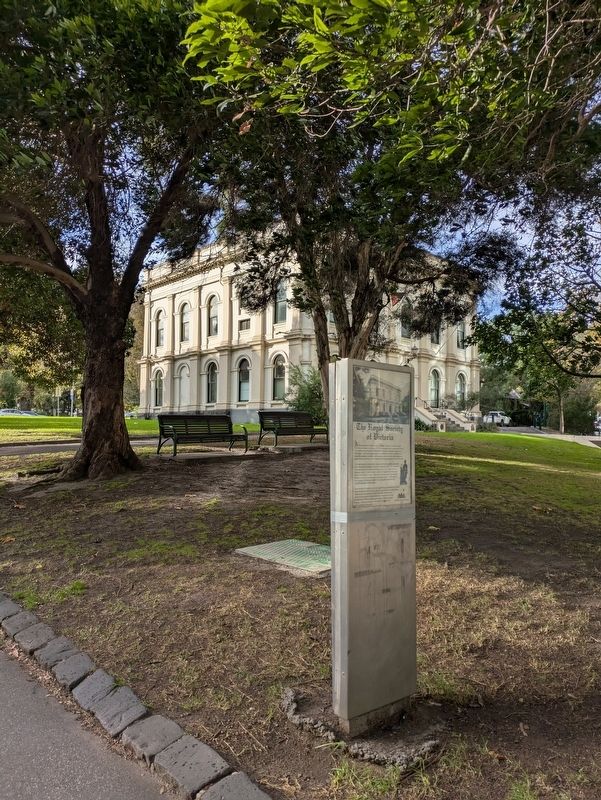 The Royal Society of Victoria Marker. Click for full size. The Royal Society of Victoria Marker image. Click for full size.