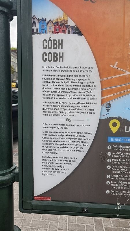 Cóbh / Cobh Marker. Click for full size. Cóbh / Cobh Marker image. Click for full size.