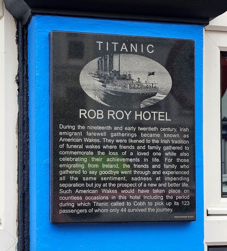 Rob Roy Hotel Marker. Click for full size. Rob Roy Hotel Marker image. Click for full size.