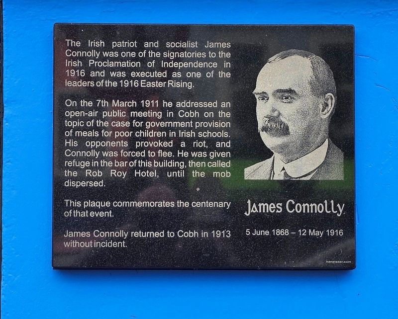 James Connolly Marker. Click for full size. James Connolly Marker image. Click for full size.
