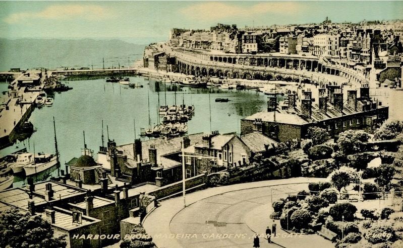 Ramsgate Harbour from Madeira Gardens. Click for full size. Ramsgate Harbour from Madeira Gardens image. Click for full size.