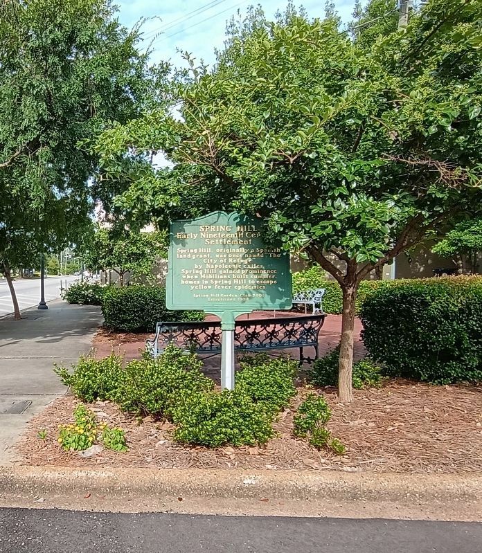 View of east facing Spring Hill Marker image. Click for full size.