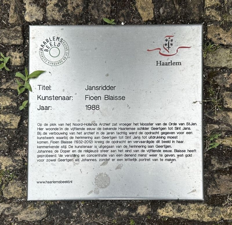 Jansridder Statue Marker image. Click for full size.
