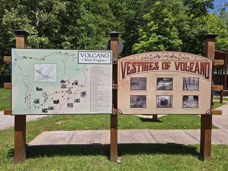 Volcano, West Virginia Markers image. Click for full size.
