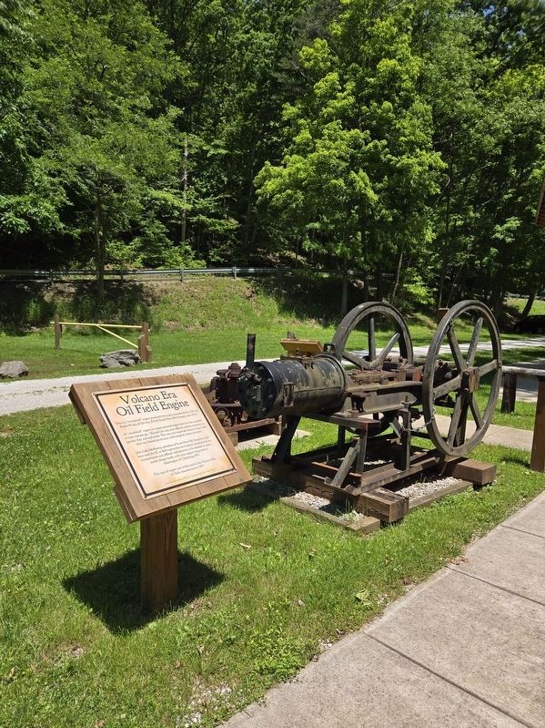 Volcano Era Oil Field Engine and Marker. Click for full size. Volcano Era Oil Field Engine and Marker image. Click for full size.