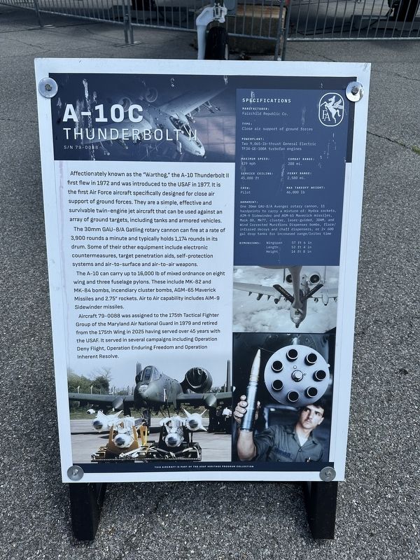 A-10C Marker image. Click for full size.