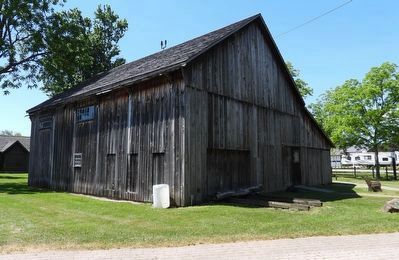 Dean Sawmill circa 1883 - Marker in context. Click for full size. Dean Sawmill circa 1883 - Marker in context image. Click for full size.