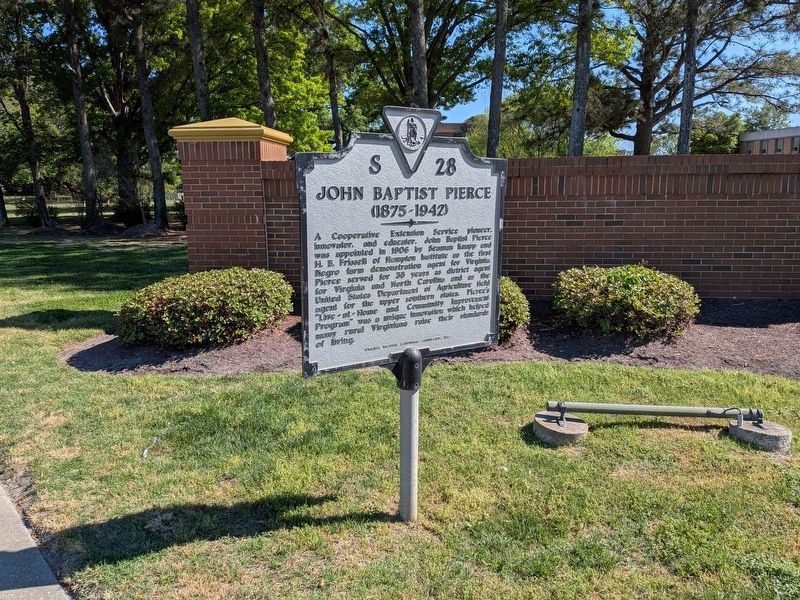 John Baptist Pierce Marker. Click for full size. John Baptist Pierce Marker image. Click for full size.