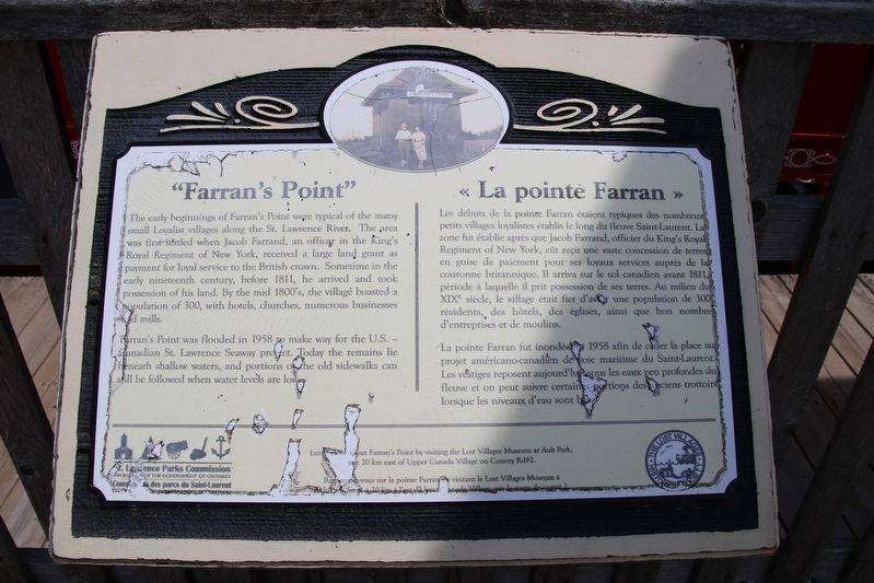Farran's Point Marker. Click for full size. Farran's Point Marker image. Click for full size.