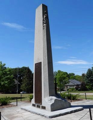 Port Colborne War Memorial Cenotaph - south and east sides. Click for full size. Port Colborne War Memorial Cenotaph - south and east sides image. Click for full size.