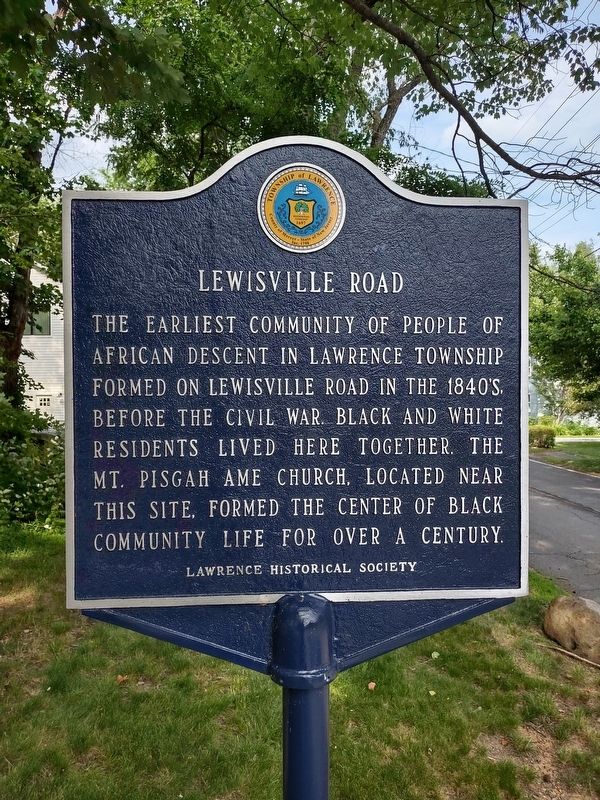 Lewisville Road Marker. Click for full size. Lewisville Road Marker image. Click for full size.