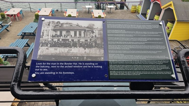 Titanic at Queenstown Marker. Click for full size. Titanic at Queenstown Marker image. Click for full size.