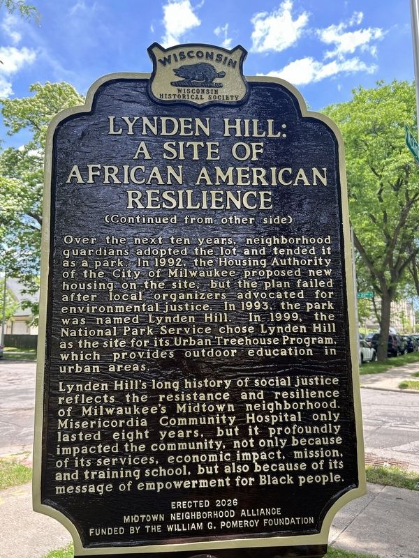 Lynden Hill: A Site of African American Resilience Marker. Click for full size. Lynden Hill: A Site of African American Resilience Marker image. Click for full size.