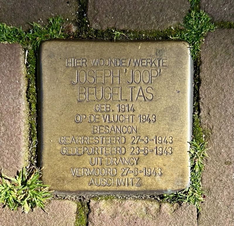 Joseph Joop Beugeltas Marker. Click for full size. Joseph Joop Beugeltas Marker image. Click for full size.
