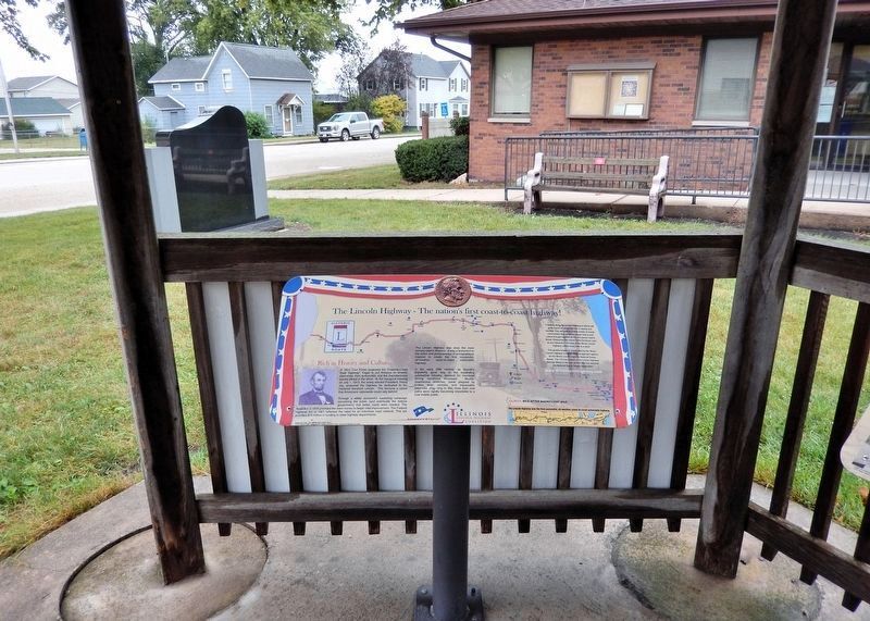 The Lincoln Highway - The nation�s first coast-to-coast highway! Marker image. Click for full size.