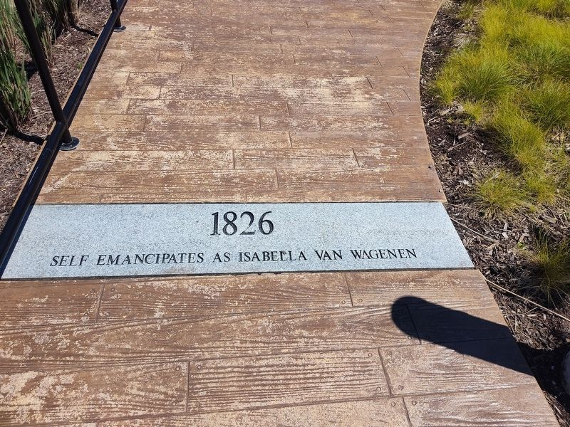 Isabella Baumfree (Sojourner Truth) Marker. Click for full size. Isabella Baumfree (Sojourner Truth) Marker image. Click for full size.