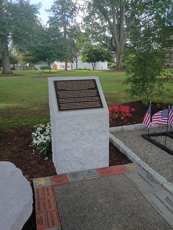 Malmedy Massacre Marker. Click for full size. Malmedy Massacre Marker image. Click for full size.