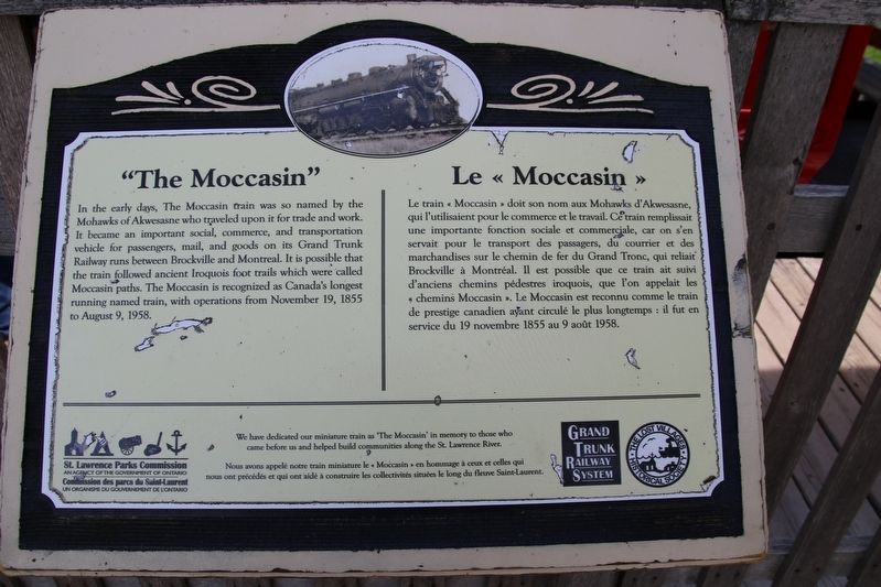 The Moccasin Marker. Click for full size. The Moccasin Marker image. Click for full size.