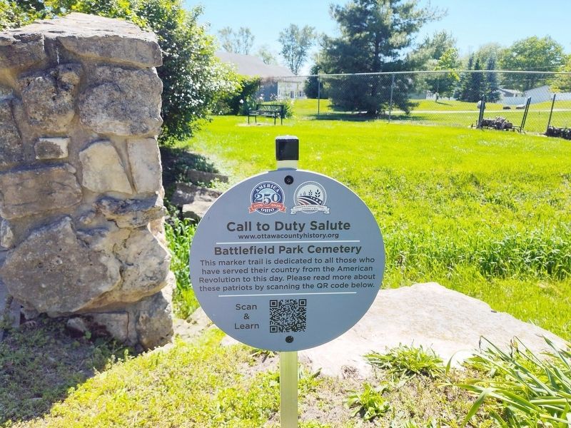 Call to Duty Salute Marker. Click for full size. Call to Duty Salute Marker image. Click for full size.