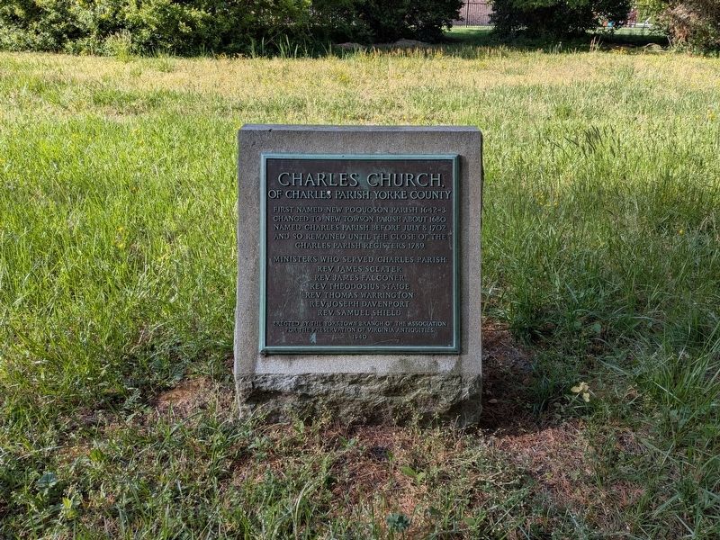 Charles Church Marker. Click for full size. Charles Church Marker image. Click for full size.