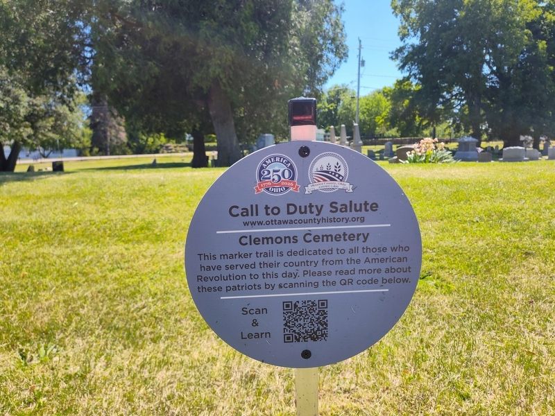 Call to Duty Salute Marker. Click for full size. Call to Duty Salute Marker image. Click for full size.