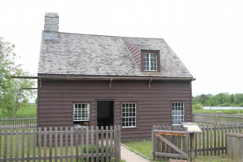 Tenant Farm House and marker. Click for full size. Tenant Farm House and marker image. Click for full size.